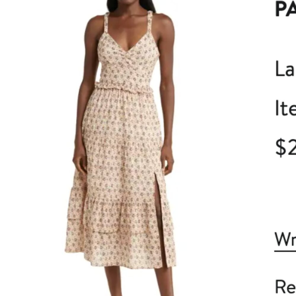 PAIGE Olivetta Floral A-Line Dress
